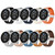 22mm Magnetic Silver Buckle Silicone Leather Watch Band(White) 22mm Magnetic Silver Buckle Silicone Leather Watch Band(White)