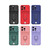 For iPhone 14 Pro Max Sliding Camshield Magnetic Card Holder Silicone Phone Case(Black)