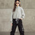 Spring Autumn Children Fashion Sweater Hoodies (Color:Grey Size:120cm)