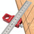 Fonson Woodworking Marking Square Ruler Measuring Tool(Main Body)