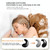 OWS Sleep Bluetooth Earphones With Charging Compartment, Color: White Wih Silicone Case