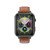 G18 1.83 inch Color Screen Smart Watch Leather Strap, Support  Noninvasive Blood Sugar / Uric Acid(Brown)