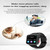 G18 1.83 inch Color Screen Smart Watch Leather Strap, Support  Noninvasive Blood Sugar / Uric Acid(Brown)