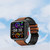 G18 1.83 inch Color Screen Smart Watch Leather Strap, Support  Noninvasive Blood Sugar / Uric Acid(Brown)