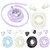 hoco EW71 Mini Donut True Wireless Bluetooth 5.4 Earphones(Purple)