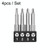 4pcs / Set Y-Shaped Chrome Vanadium Steel Bit Set Appliance Repair Electrical Drill Accessories With Magnetic