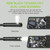 T22 4.5 inch IPS Color Screen 5.5mm Single Camera Hard Cable Industrial Endoscope, Length:5m(Black Orange)