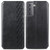 For Samsung Galaxy S21 5G Cubic Grid Pressed Horizontal Flip Magnetic PU Leather Case with Holder & Card Slots & Wallet(Black)