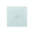 Wifi Wall Touch Panel Switch Voice Control Mobile Phone Remote Control, Model: White 1 Gang (Zero Firewire Zigbee)