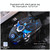 YINDIAO A7 2.4GHz 1600DPI 3-modes Adjustable 7-keys Rechargeable RGB Light Wireless Silent Gaming Mouse (White)