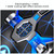 YINDIAO A7 2.4GHz 1600DPI 3-modes Adjustable 7-keys Rechargeable RGB Light Wireless Silent Gaming Mouse (White)