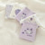 6 PCS Threaded Cute Girl Student Mid-waist Cotton Briefs (Color:HAPPY Rabbit Size:L)