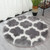 Imitation Fur Household Living Room Plush Carpet Yoga Floor Mat Decoration, Size: 100cm(Camel Lantern With White Border)
