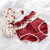 6 PCS Cotton Mid-waist Love Strawberry Ladies Briefs (Color:Middle Large Strawberry Size:M)