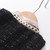 Girls Pearl Button Ruffle Dress (Color:Black Size:130) Girls Pearl Button Ruffle Dress (Color:Black Size:130)
