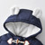 Quilted And Velvet Warm Baby Onesies (Color:Pink Size:73)