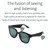 A13 Smart Audio Sunglasses Bluetooth Earphone(Dark Green)