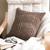 Home Wool Knitted Pillowcase, Colour: Light Coffee, Size: 45 x 45 cm