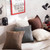 Home Wool Knitted Pillowcase, Colour: Light Coffee, Size: 45 x 45 cm