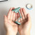 3 PCS Mini LED Desk Lamp Folding Portable Night Light Magnetic Eye Protection Desk Lamp(LD01-Orange)