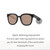 A13 Smart Audio Sunglasses Bluetooth Earphone(Dark Gray)