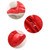 Padded And Fleece Hooded Jumpsuit (Color:Red Size:73)