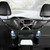 Car Seat Storage Net Pocket Car Storage Bag Multi-Function Suspended Storage Bag, Colour: Simple Black White Line