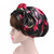 2 PCS TJM-226 Ladies Satin Print Ribbon Bow Turban Hat Night Cap Silk Chemotherapy Hat Long Tail Braid Hat(Khaki) 2 PCS TJM-226 Ladies Satin Print Ribbon Bow Turban Hat Night Cap Silk Chemotherapy Hat Long Tail Braid Hat(Khaki)