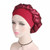 2 PCS TJM-301 Night Cap With Wide Brim And Elasticity Headband Ladies Chemotherapy Cap Hair Care Hat, Size: M 56-58cm(Golden)