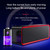 SC211 Portable Subwoofer Wireless Bluetooth Speaker Bluetooth 5.0, Support TF Card & U Disk & 3.5mm AUX (Black)