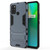 For OPPO Realme 7i PC + TPU Shockproof Protective Case with Invisible Holder(Navy Blue)