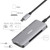 Onten 91882 5 In 1 USB3.0 x3 + SD + TF + CF Type-C / USB-C OTG Multi-function Card Reader