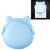 4 PCS Smart Light Control LED Bedroom Mini Night Light Energy-Saving Bedside Lamp, US Plug(Blue)