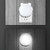 4 PCS Smart Light Control LED Bedroom Mini Night Light Energy-Saving Bedside Lamp, US Plug(Blue)