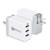 SDC-30W 2 in 1 USB to USB-C / Type-C Data Cable + 30W QC 3.0 USB + 2.4A Dual USB 2.0 Ports Mobile Phone Tablet PC Universal Quick Charger Travel Charger Set, US Plug