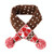 Christmas Pet Scarf Autumn And Winter Warm Elk Christmas Dog Scarf, Size:S(Brown)
