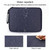 SM01 Multi-function Waterproof Double Layer Data Cable Earphone U Disk Digital Accessories Storage Bag, Size: S(Pink)