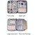 SM01 Multi-function Waterproof Double Layer Data Cable Earphone U Disk Digital Accessories Storage Bag, Size: S(Pink)