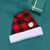 Plaid Christmas Hat Christmas Decoration Adult Hat(Grey Plaid) Plaid Christmas Hat Christmas Decoration Adult Hat(Grey Plaid)