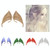 1pair Halloween Elf Latex Ears Cosplay Props, Size: 10cm(Complexion)