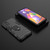 For Samsung Galaxy M31s Shockproof PC + TPU Protective Case with Magnetic Ring Holder(Black)