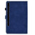 For Samsung Galaxy Tab S8 / Galaxy Tab S7 T870 Cowhide Texture Horizontal Flip Leather Case with Holder & Card Slots & Sleep / Wake-up Function(Blue)
