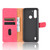 For Motorola Moto G8 Power Lite Solid Color Skin Feel Magnetic Buckle Horizontal Flip Calf Texture PU Leather Case with Holder & Card Slots & Wallet(Rose Red)
