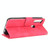 For Motorola Moto One Fusion Plus Solid Color Skin Feel Magnetic Buckle Horizontal Flip Calf Texture PU Leather Case with Holder & Card Slots & Wallet(Rose Red)