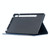 For Samsung Galaxy Tab S8 / Galaxy Tab S7 T870 Rhombus Texture Horizontal Flip Magnetic Leather Case with Holder & Card Slots(Dark Blue)