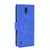 For Nokia 1.3 Solid Color Skin Feel Magnetic Buckle Horizontal Flip Calf Texture PU Leather Case with Holder & Card Slots & Wallet(Blue)