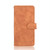 For OPPO Reno3 5G (Japanese Version) Solid Color Skin Feel Magnetic Buckle Horizontal Flip Calf Texture PU Leather Case with Holder & Card Slots & Wallet(Brown)