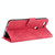 For OnePlus 5T Solid Color Skin Feel Magnetic Buckle Horizontal Flip Calf Texture PU Leather Case with Holder & Card Slots & Wallet(Rose Red)
