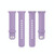 For OPPO Watch 46mm Silicone Watch Band(Light Purple)