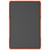 For Samsung Galaxy Tab S7 Lite T730 / T735 & S7+ T970 / T976B Tire Texture Shockproof TPU + PC Protective Case with Holder(Orange)